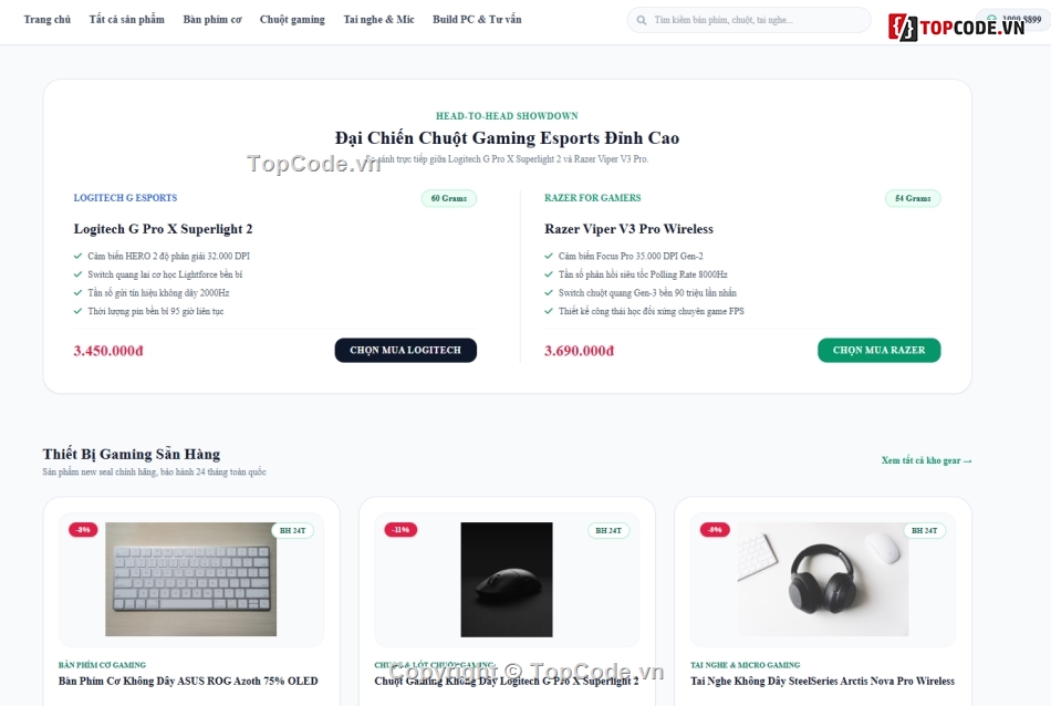 Đồ án,bán website,web bán thiết bị